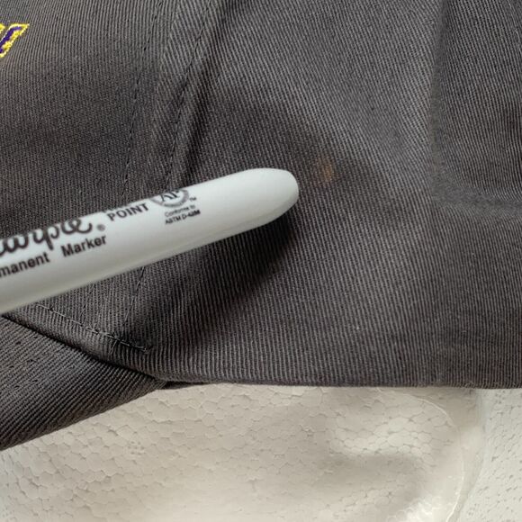 Las Vegas Bowl Hat Cap Gray NCAA College Football Royal Purple 6 Panel Strapback - Picture 5 of 10